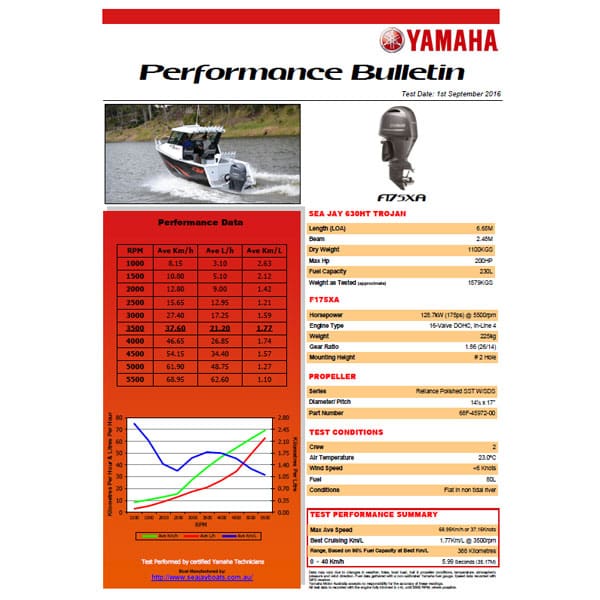 Yamaha F175 Performance Report